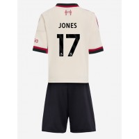 Liverpool Curtis Jones #17 Vonkajší Detský futbalový dres 2025-26 Krátky Rukáv (+ trenírky)